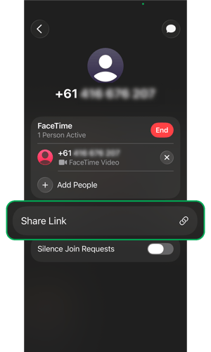 FaceTime step 2 OB