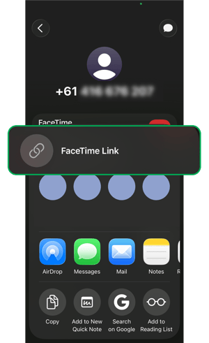 FaceTime step 3 OB