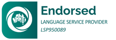 NAATI Endorsed Language Service Provider LSP950089 logo
