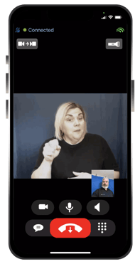 Step 08: Check with interpreter if they can hear the other person, and check to see if other person can hear the interpreter through your device. Step 08: Check with interpreter if they can hear the other person, and check to see if other person can hear the interpreter through your device.