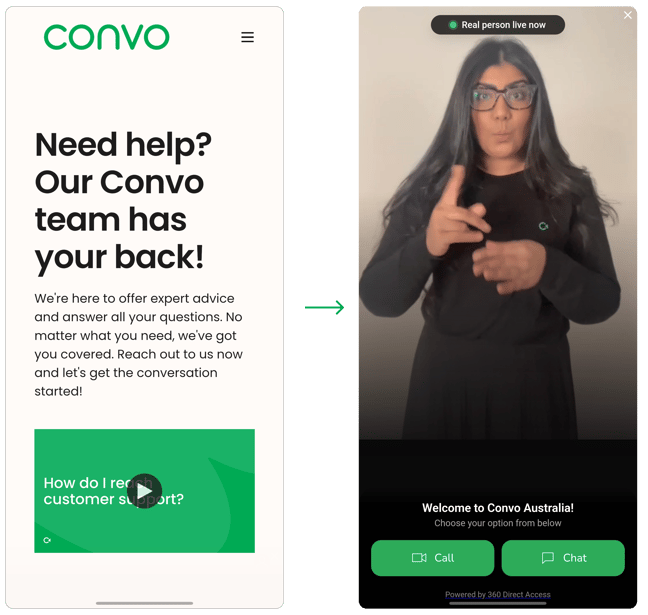 Website to video chat-2