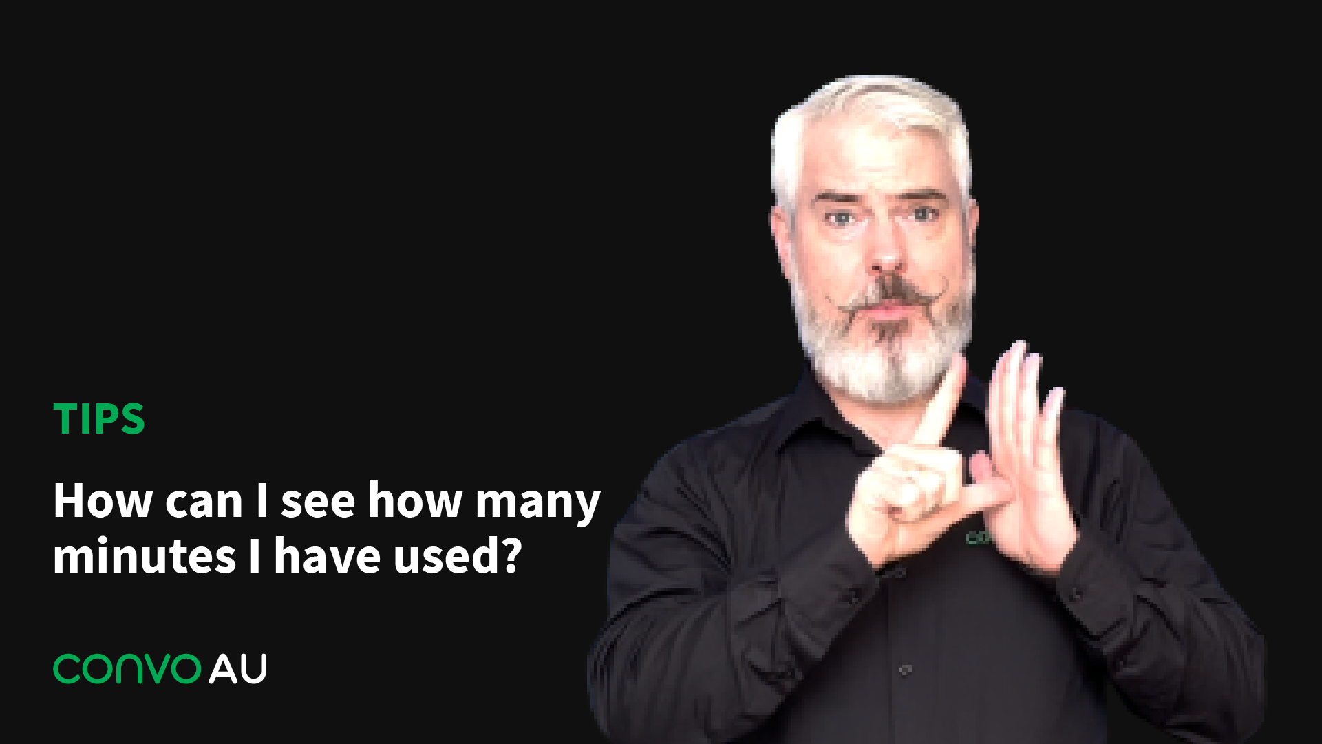 Tips: How can I see how many minutes I have used?