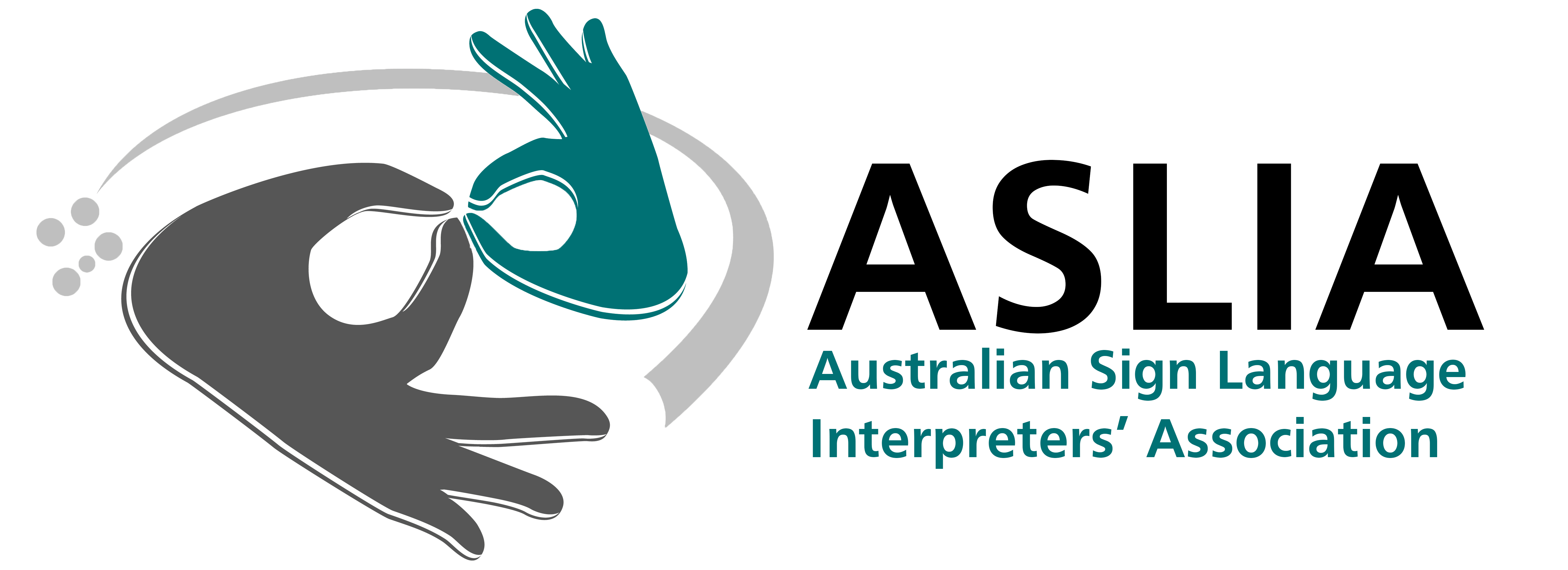Australia Sign Language Interpreters Association logo